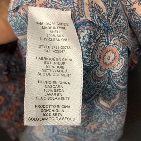 NWT!!! JOIE 100% Silk Tank Sz M - Picture 7 of 7